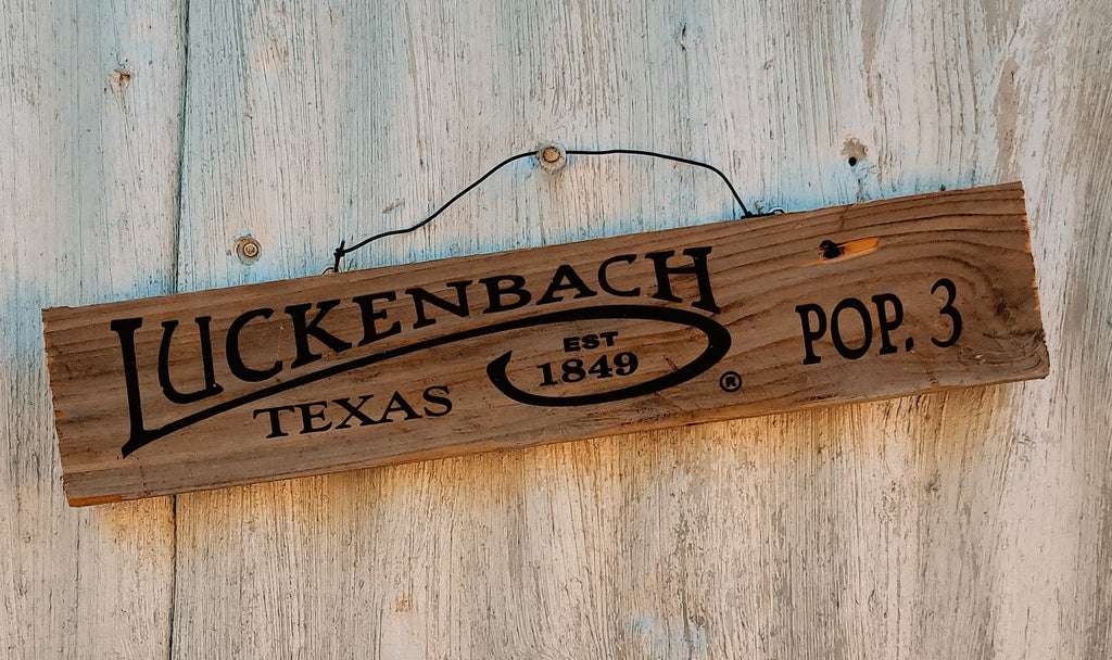 Sign - Barnwood Pop 3