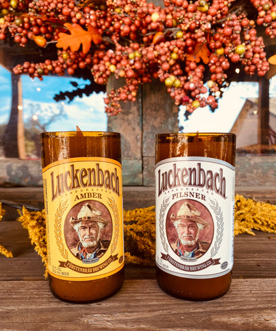 Beer Bottle Candles
