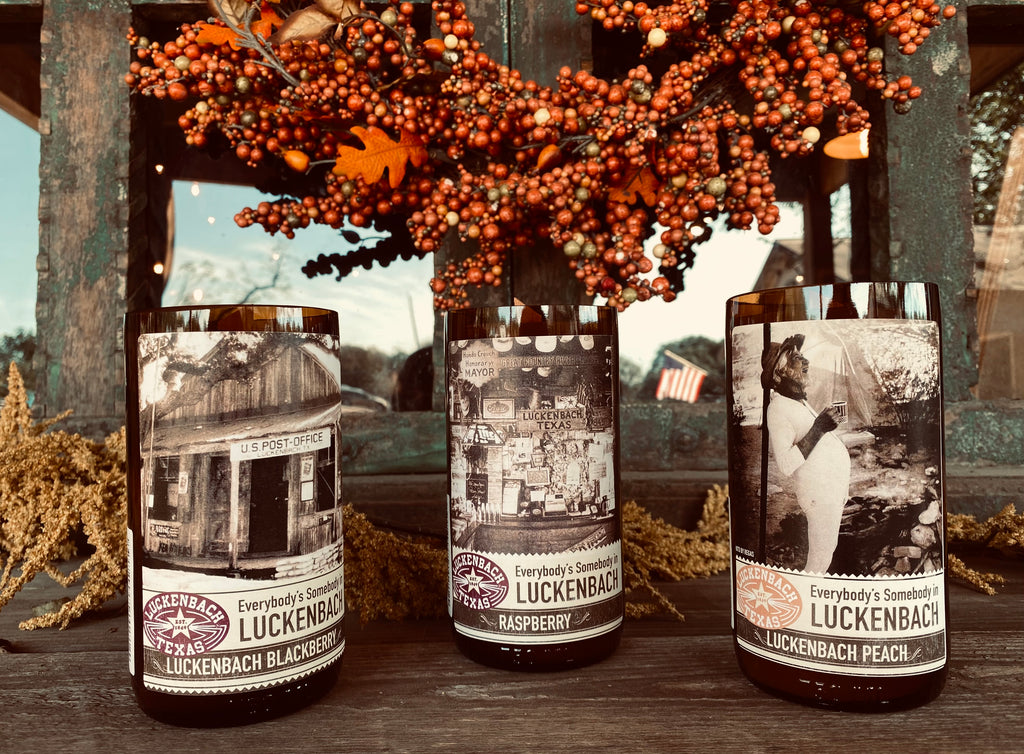 Wine Bottle Candles