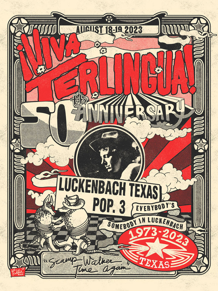 50th anniversary  'Viva Terlingua! Event Poster