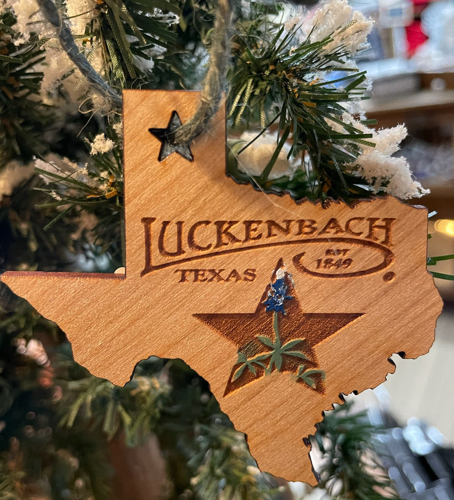 Texas Wood Ornament