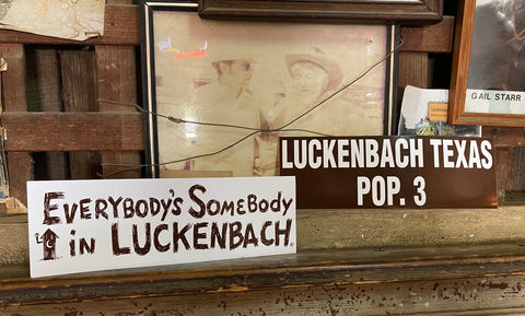 Luckenbach Stickers